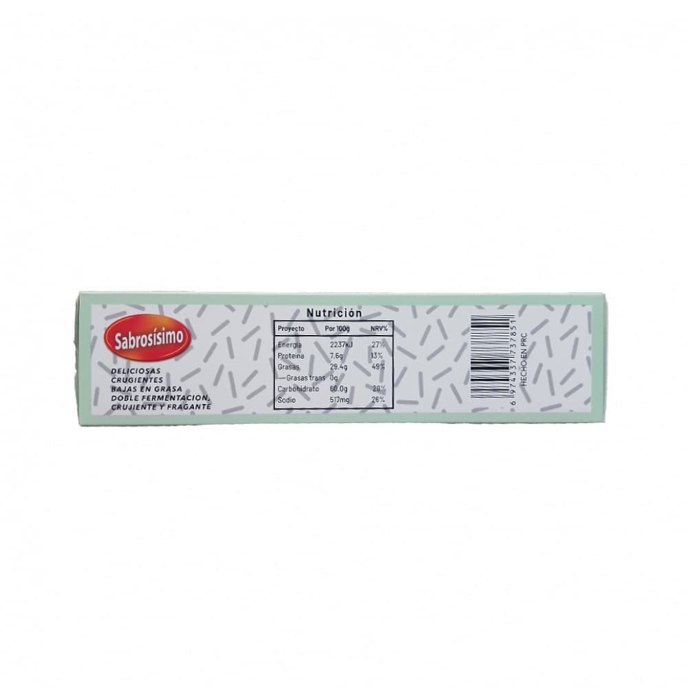 Galletas de soda con semillas de Chía Sabrosísimo (250 g / 8.81 oz) - Miniatura 2