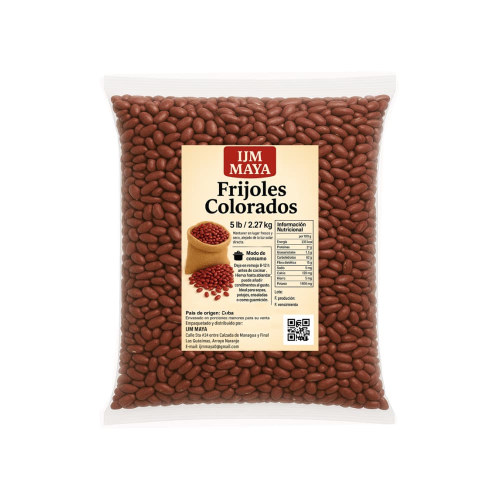 Frijoles colorados IJM Maya (2.26 kg / 5 lb) - Miniatura 2