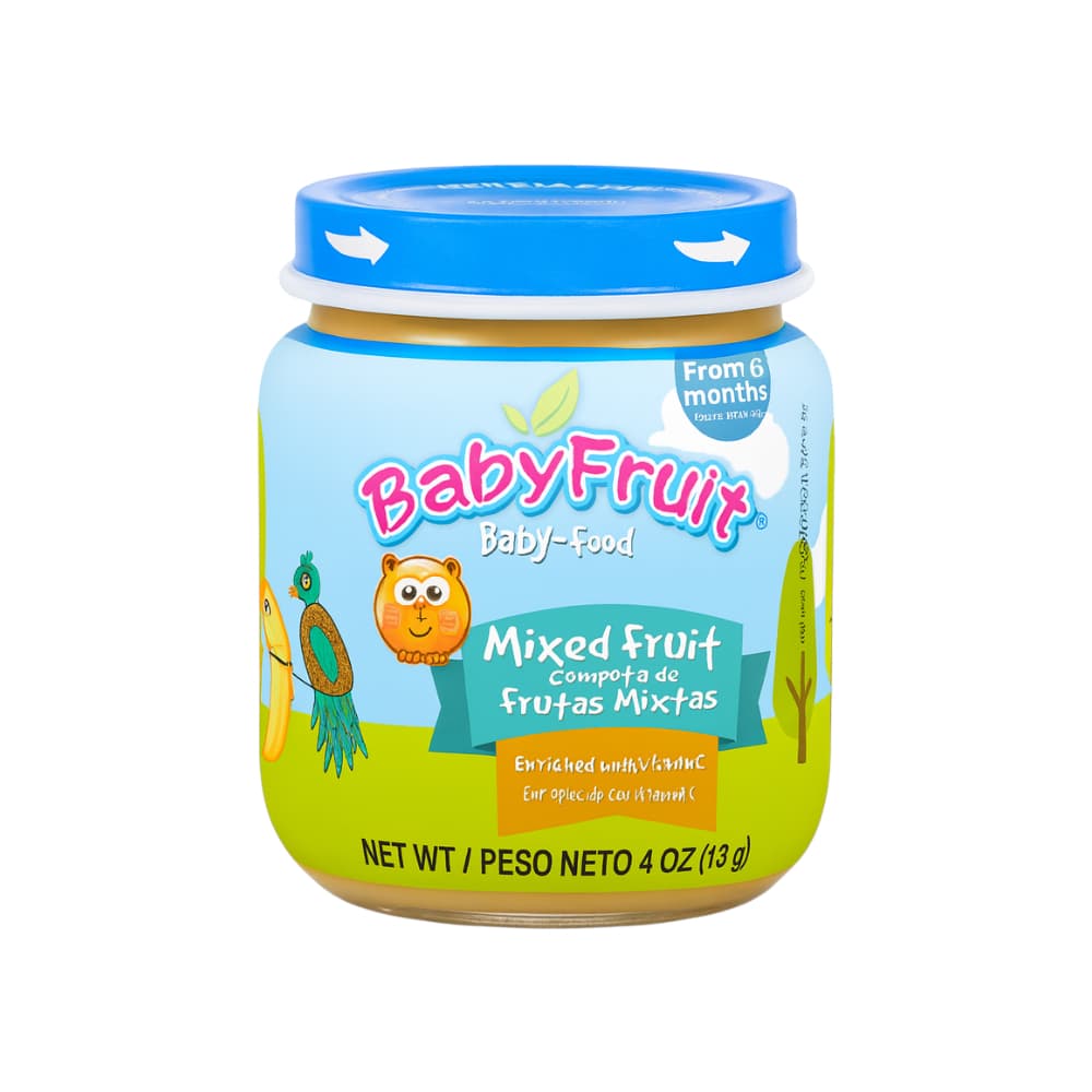 Compota de frutas mixtos Baby Fruit (4 x 113 g / 4 oz) - Miniatura 2
