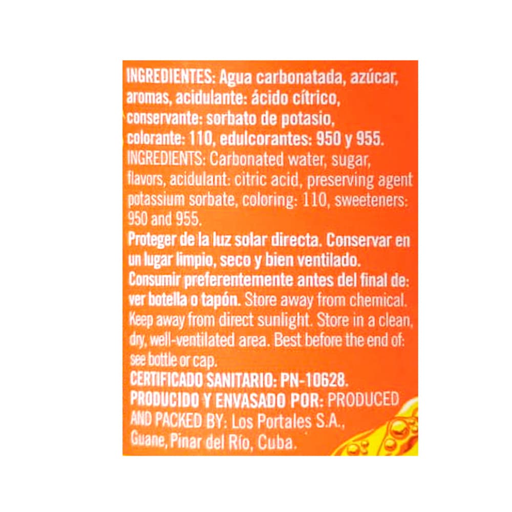Refresco sabor naranja Ciego Montero (6 x 1500 ml) - Miniatura 4