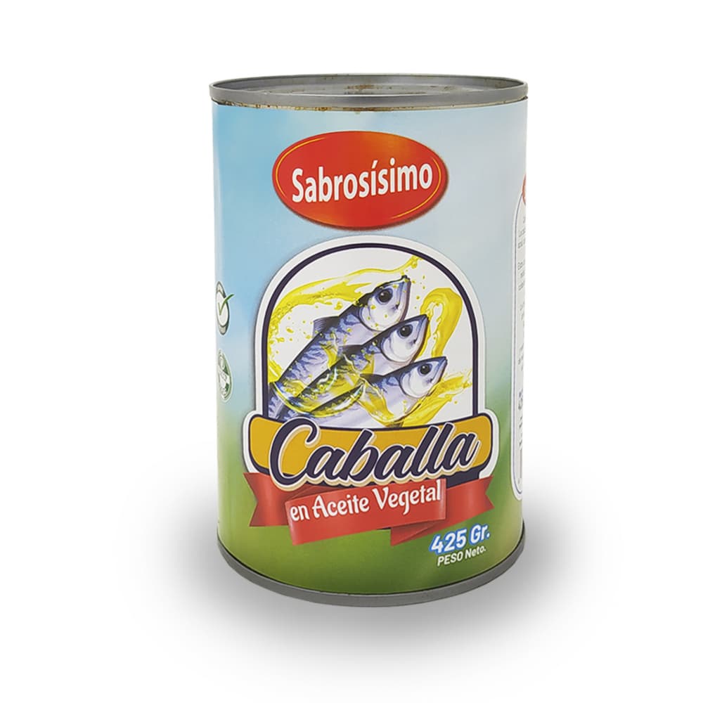 Caballa en aceite vegetal Sabrosísimo (425 g / 14.99 oz) - Imagen 1