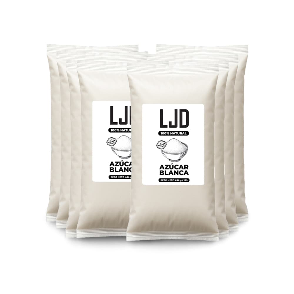 Azúcar blanca LJD (8 x 454 g / 1 lb) - Imagen 1