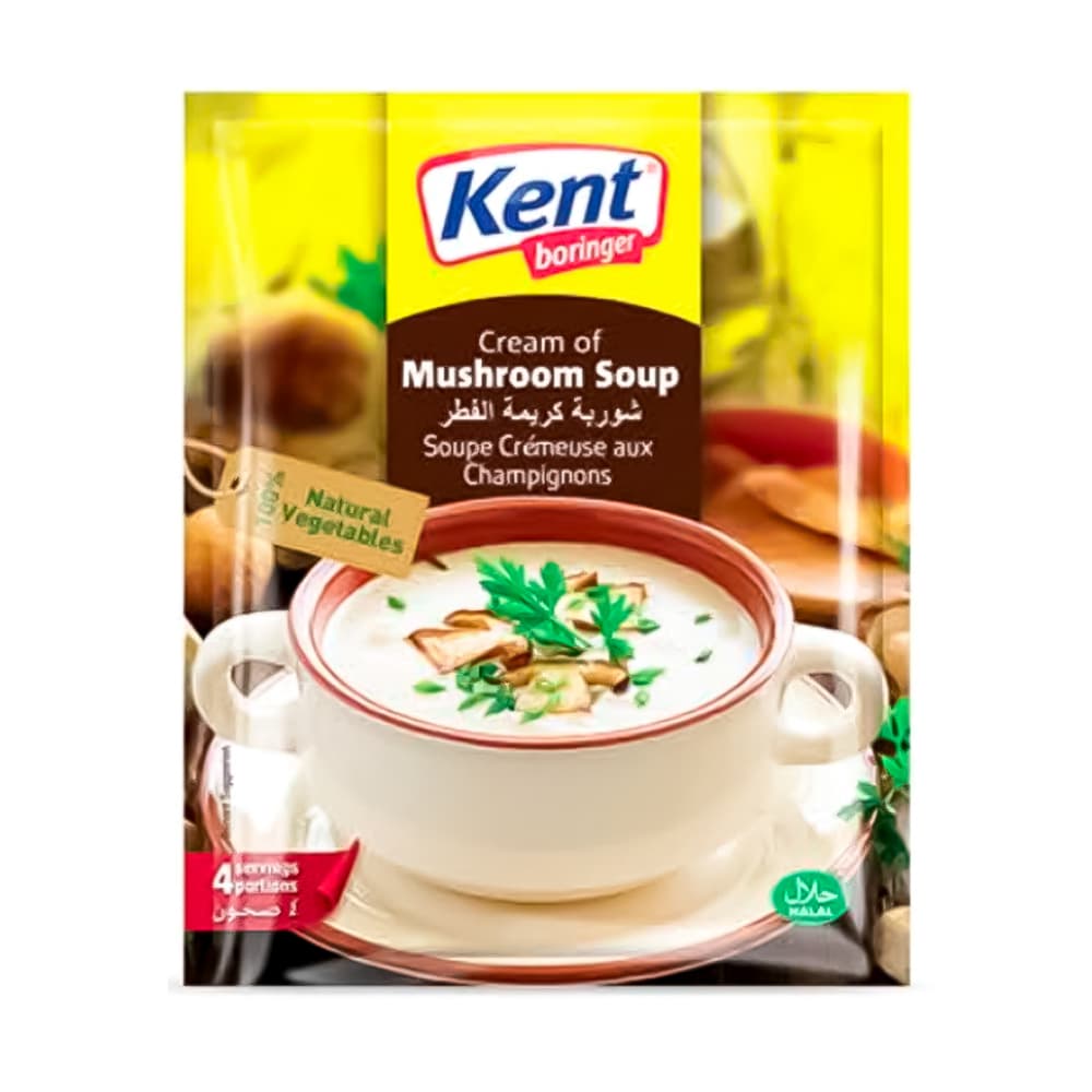 Sopa cremosa de champiñón Kent boringer (68 g / 2.4 oz) - Imagen 1