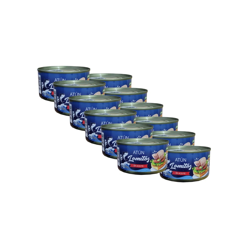 Atún lomitos en aceite Lucy (12 x 185 g / 6.53 oz) - Miniatura 1