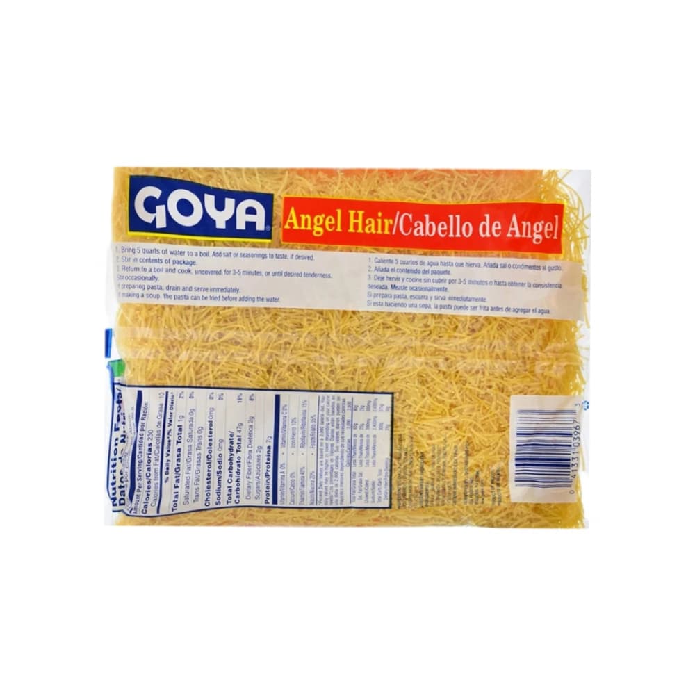 Fideos cabello de ángel Goya (4 x 454 g / 1 lb) - Miniatura 2