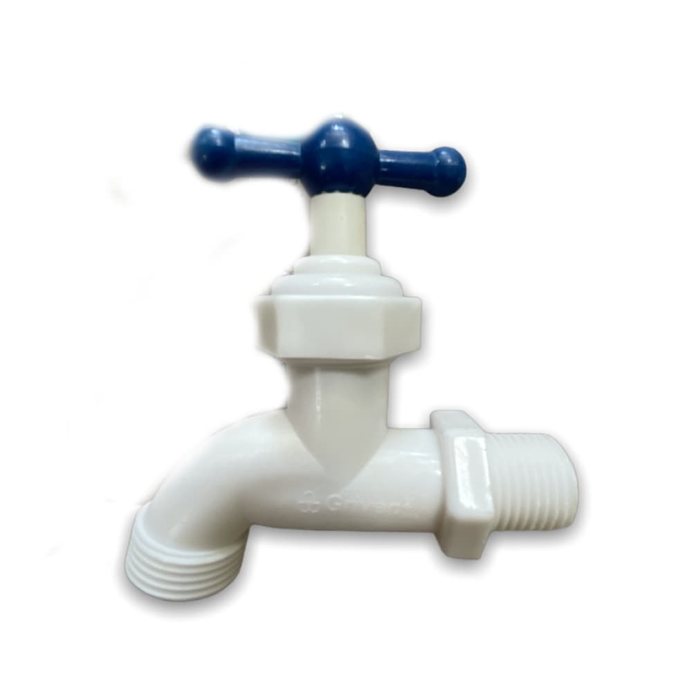 Llave de chorro plástica ¾" x ¾" Griven - Imagen 1