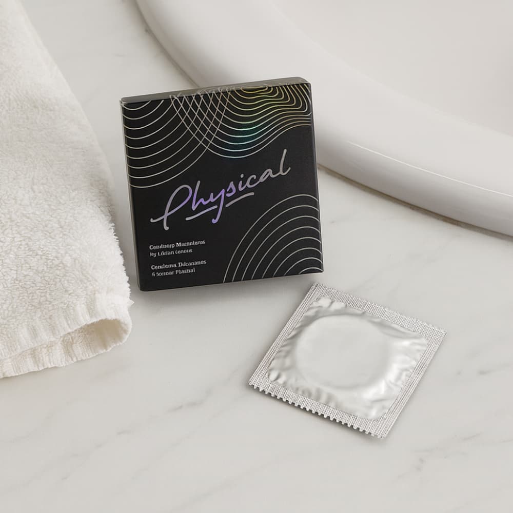 Condones masculinos de látex natural Physical (3 U) - Miniatura 4