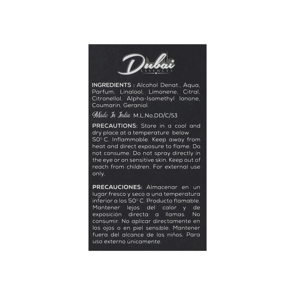 Eau de parfum para hombre Air Force Dubai Essences (100 ml) - Miniatura 3