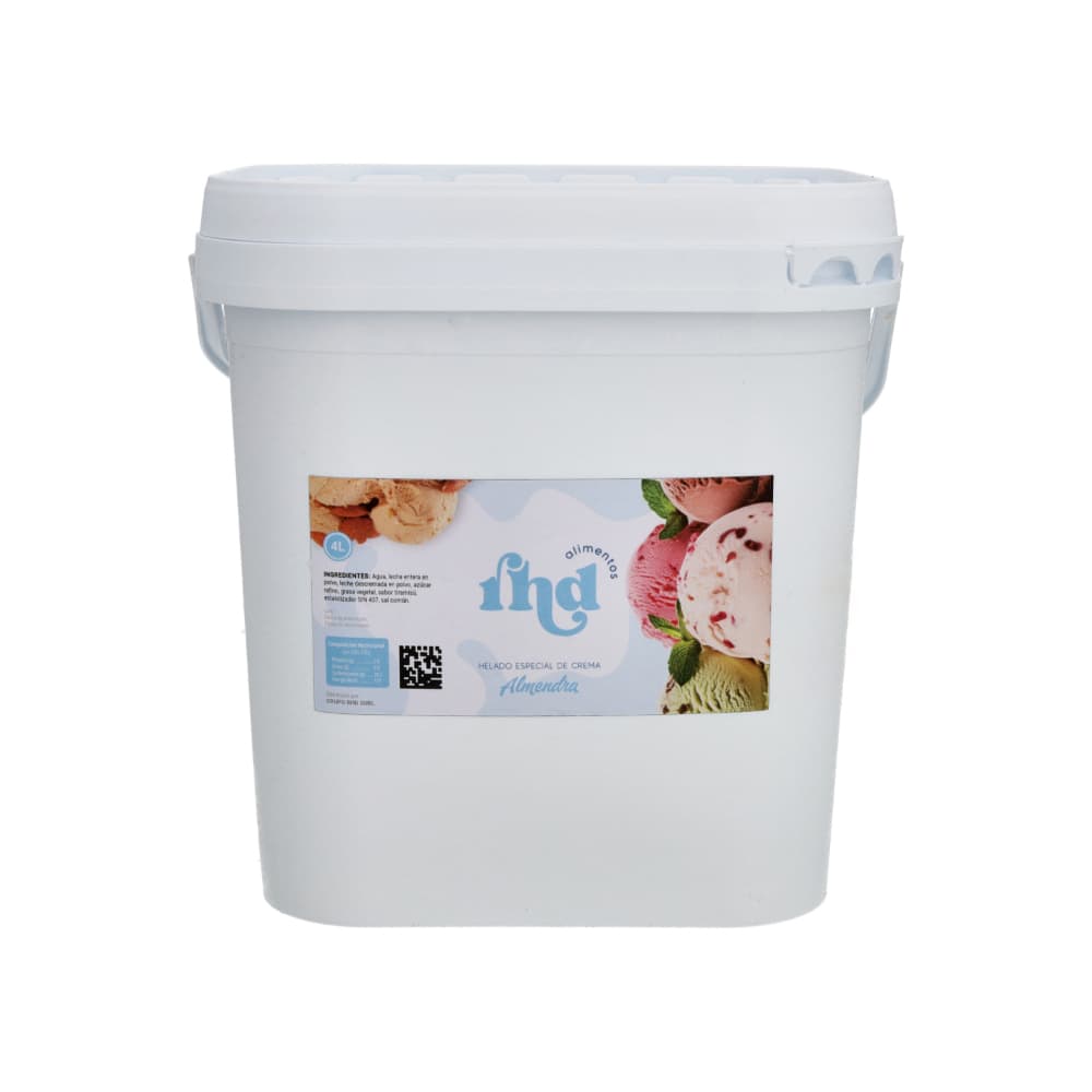 Helado especial de crema sabor almendra RHD (4 L) - Imagen 1