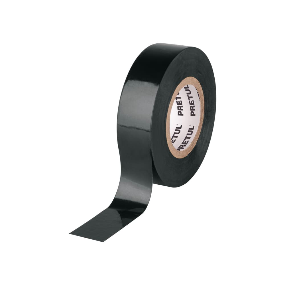 Cinta de aislar eléctrica de 18 m x 19 mm negro Pretul M-33P-B - Miniatura 2
