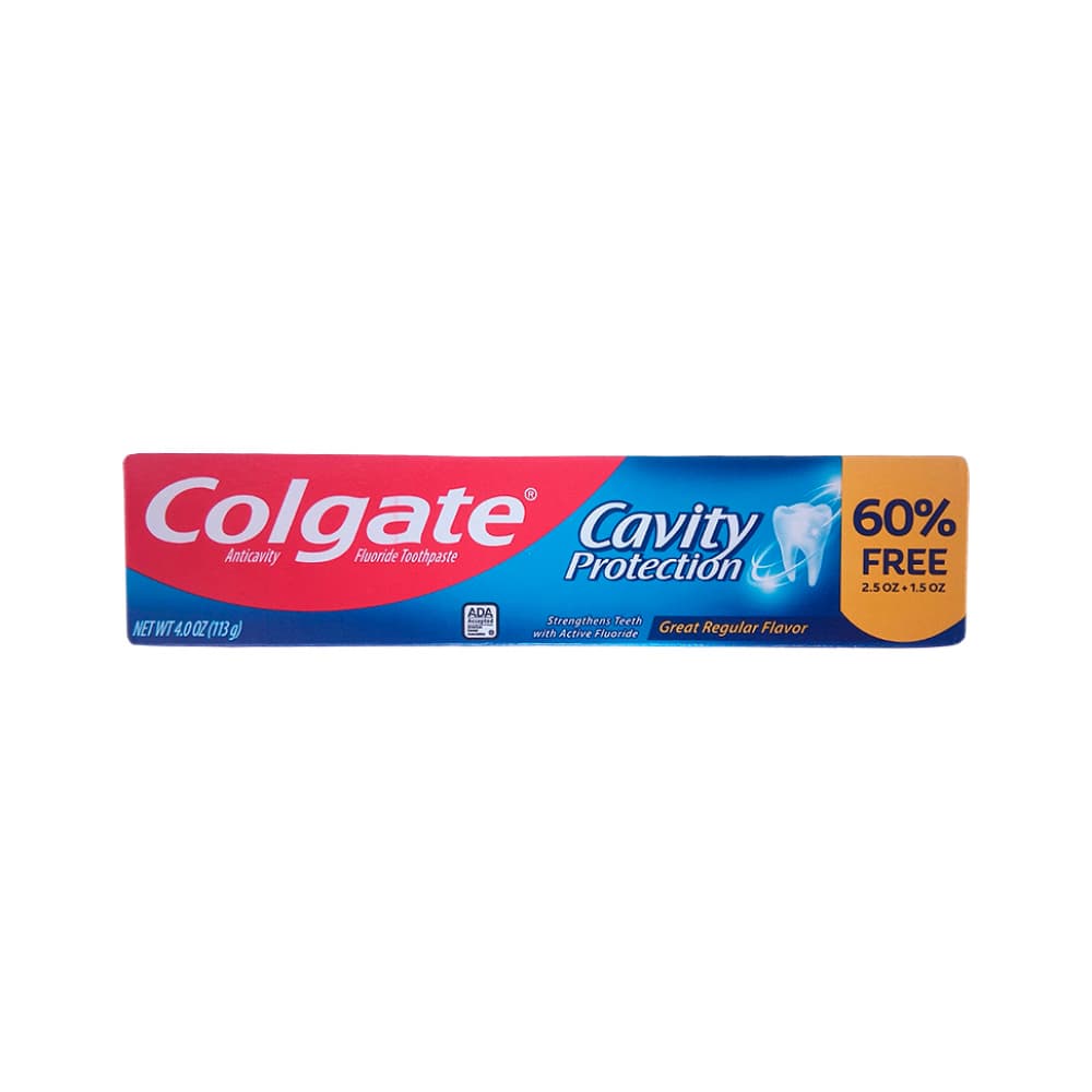 Pasta de dientes con flúor para protección contra caries Colgate (113 g / 4 oz) - Miniatura 1