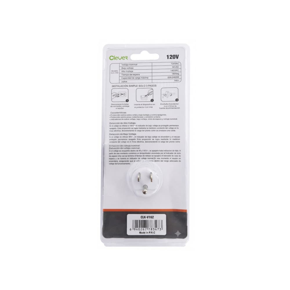 Protector de voltaje 120V / 20A Clever - Miniatura 2