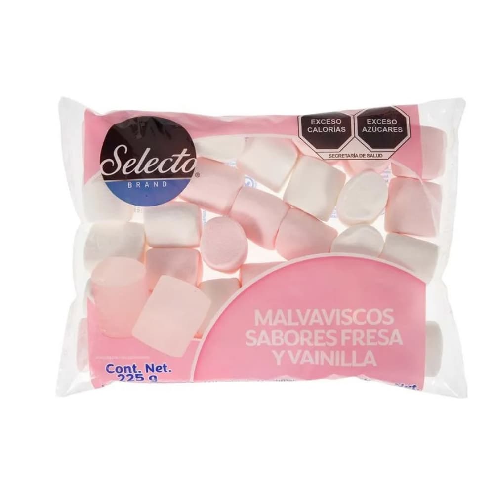 Malvaviscos sabor fresa y vainilla Selecto Brand (225 g / 7.94 oz) - Miniatura 1