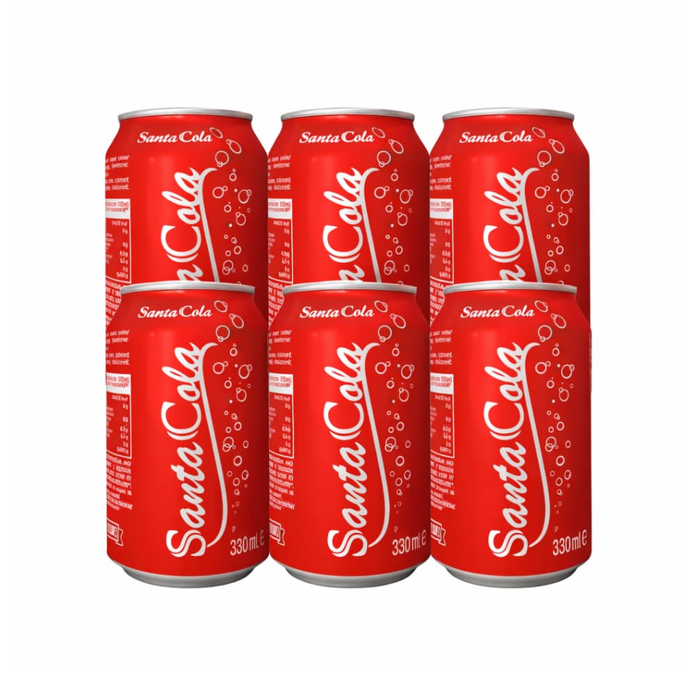 Refresco gaseado de cola SantaCola (6 x 330 ml) - Miniatura 1