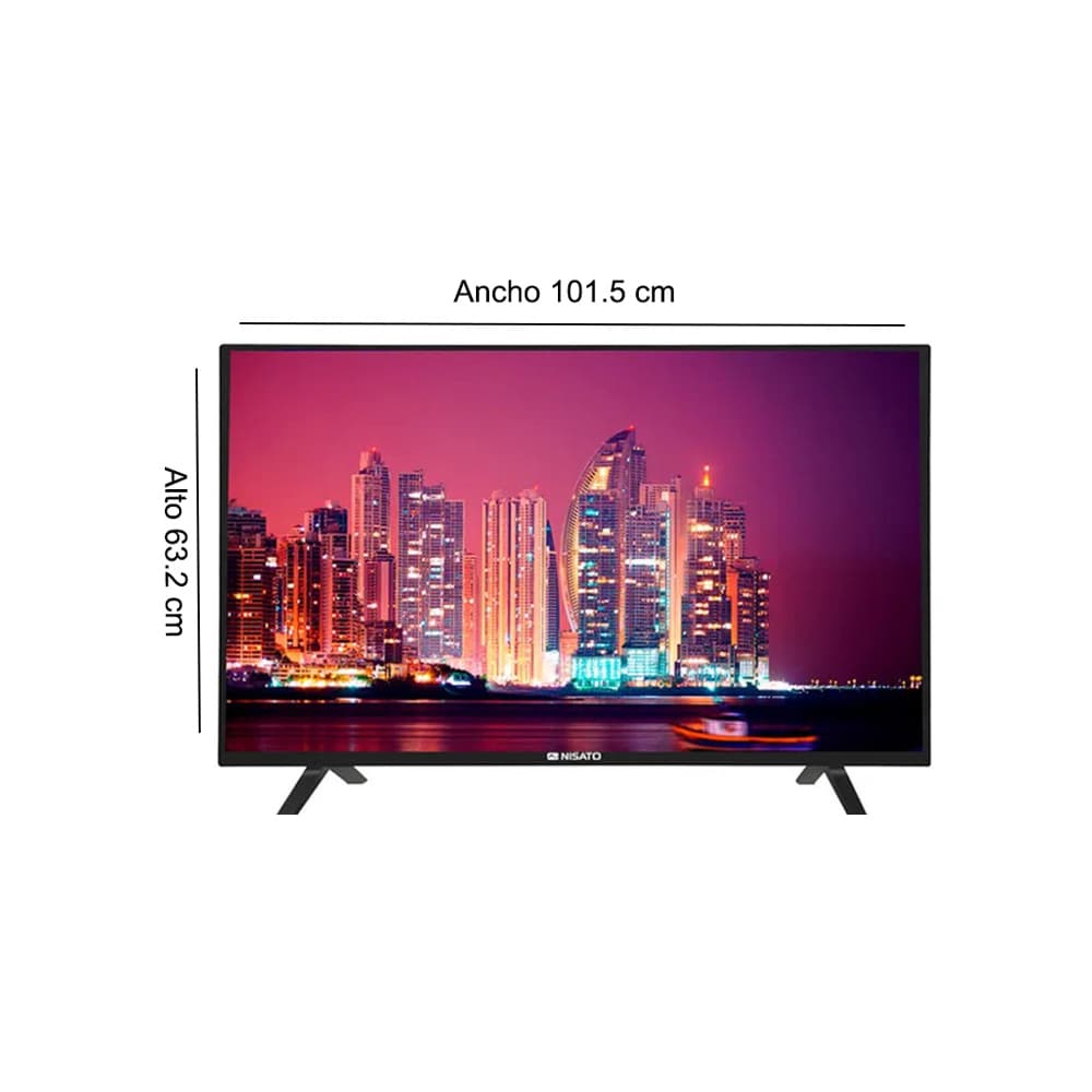 Televisor LED Smart TV FHD de 43" Nisato NLED-43VDLE - Miniatura 3