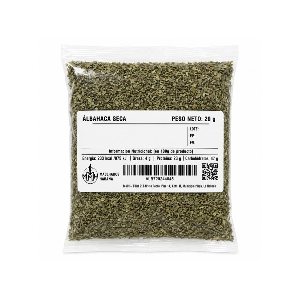 Albahaca seca Macerados Habana (20 g / 0.71 oz) - Miniatura 1