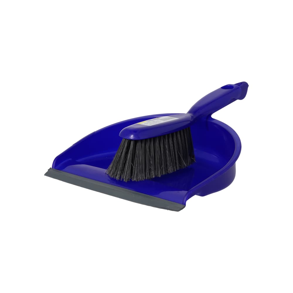 Juego de recogedor y cepillo color azúl Cm Professional - Miniatura 4