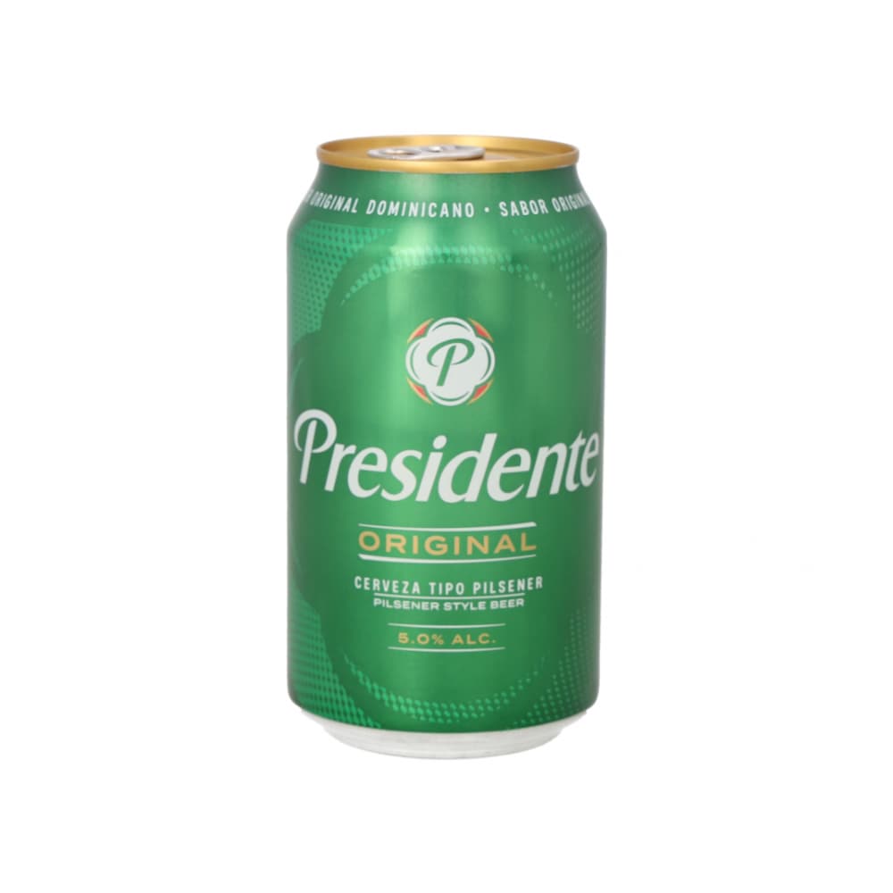 Cerveza de lata Presidente (6 x 355 ml / 12 oz) - Miniatura 2