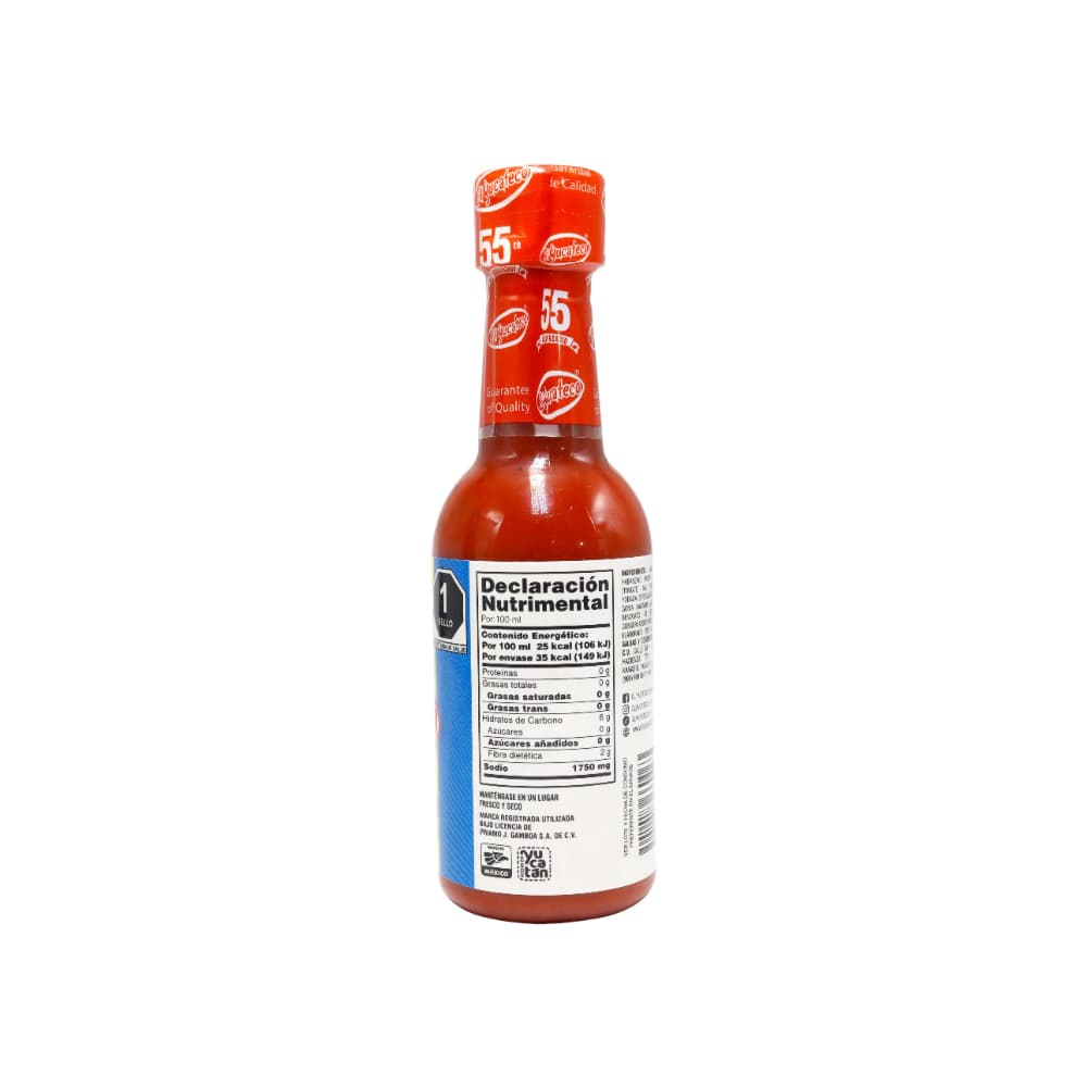 Salsa picante roja de chile habanero El Yucateco (150 ml) - Miniatura 3