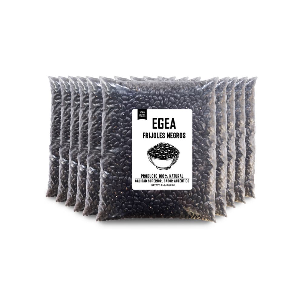 Frijoles negros EGEA (10 x 1.36 kg / 3 lb) - Imagen 1