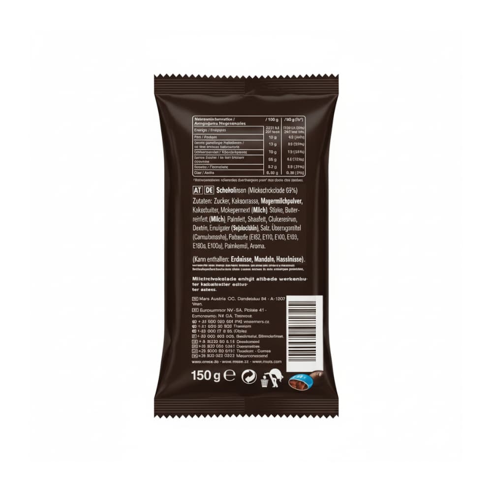 Chocolate con leche confitados M&M's (150g / 5.29 oz) - Miniatura 2