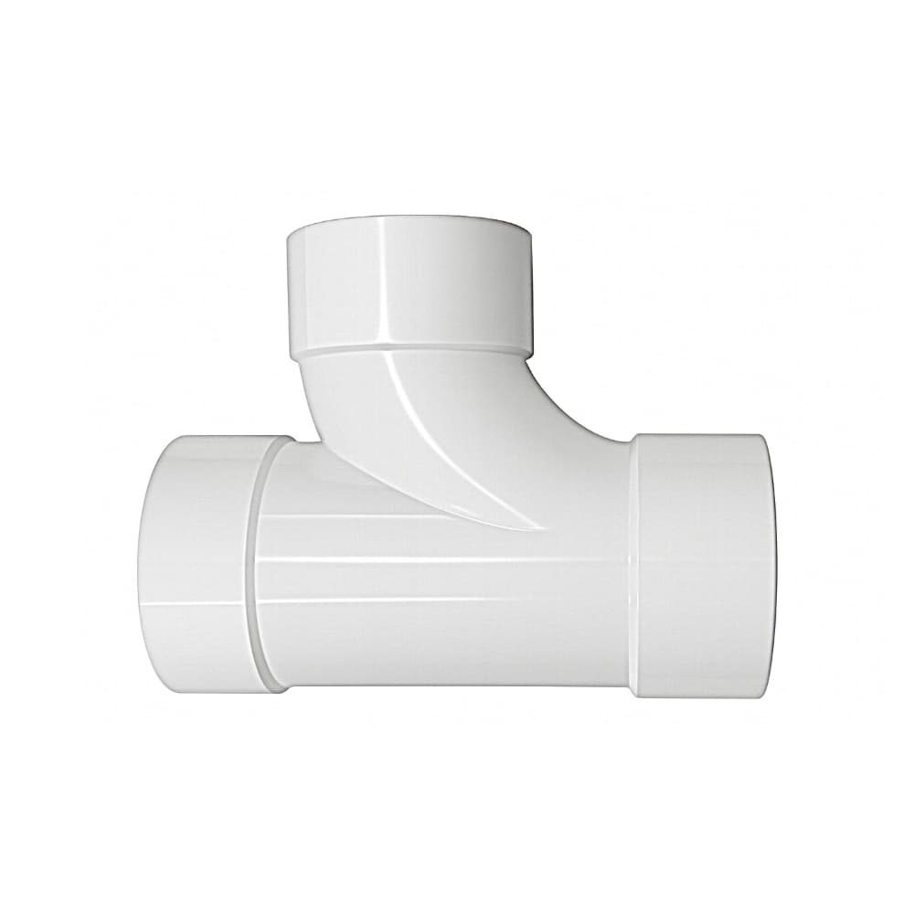 Conector PVC-U tipo T de 4” para tubería de desagüe Malu - Miniatura 2