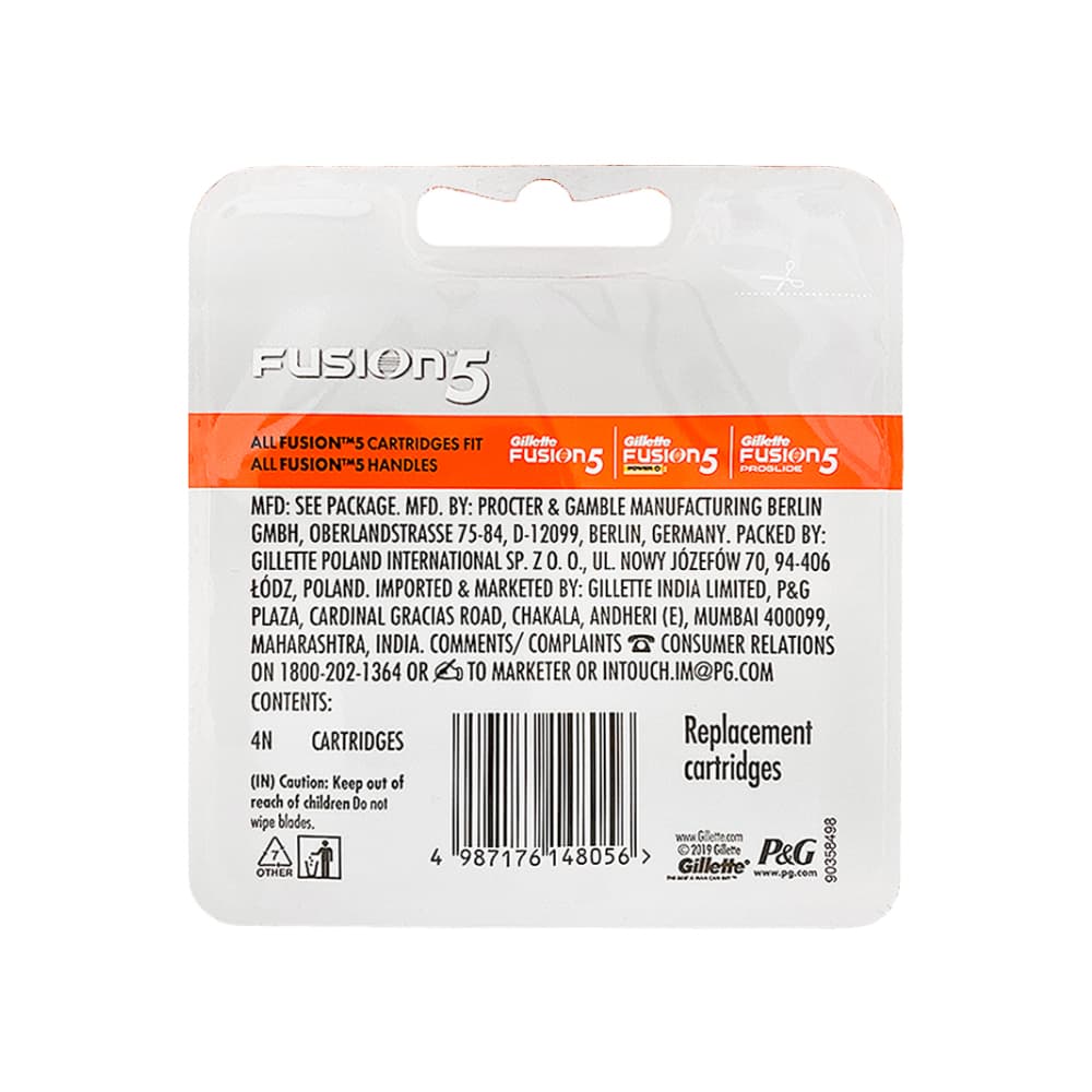 Repuestos de maquinas Gillette Fusion5 (4 U) - Miniatura 2