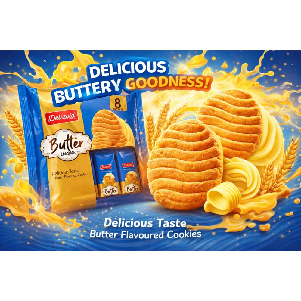 Galletas dulces con sabor a mantequilla Delizola (8 x 35 g / 1.23 oz) - Miniatura 5