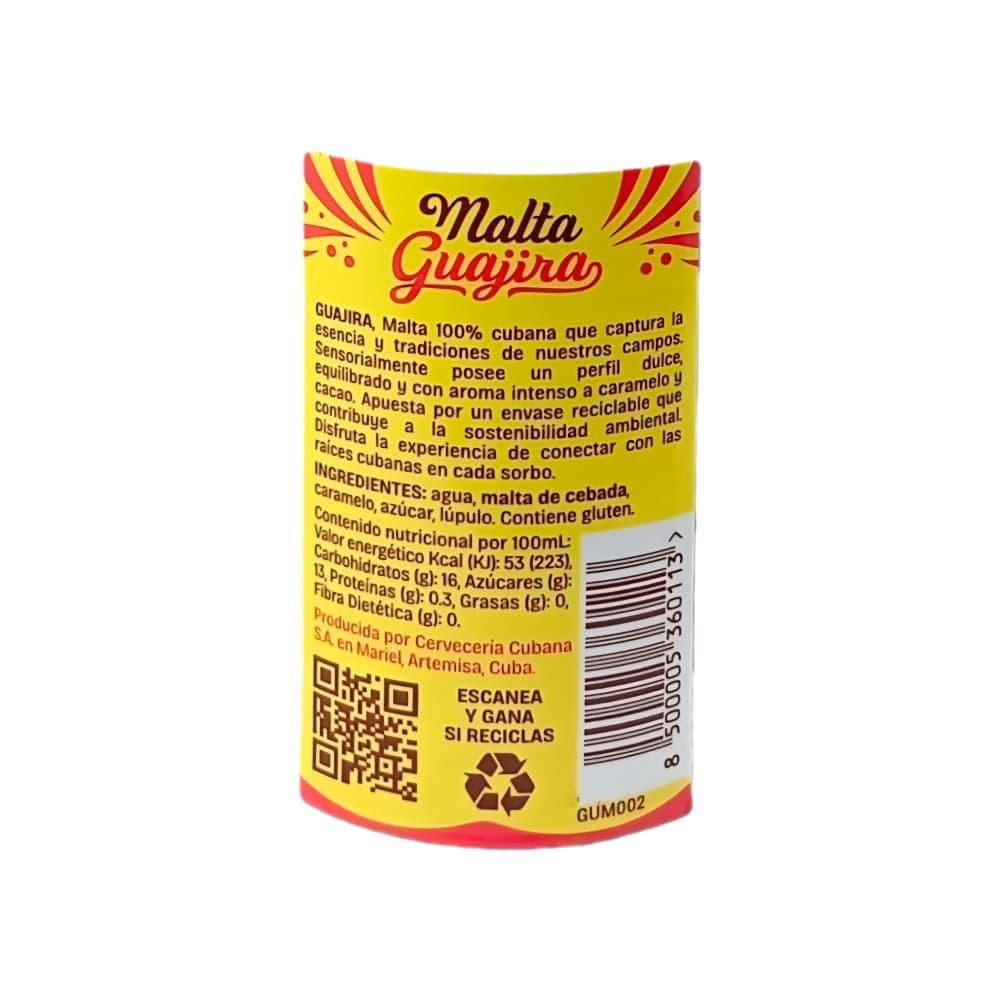 Malta Guajira (6 x 330 ml) - Miniatura 3