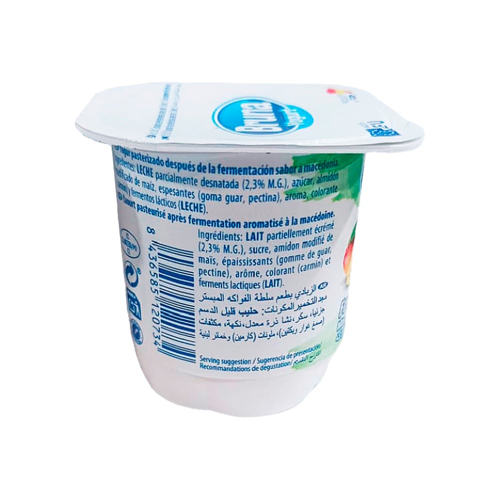 Yogurt pasteurizado sabor a macedonia (48 x 125 g / 4.41 oz) - Miniatura 3