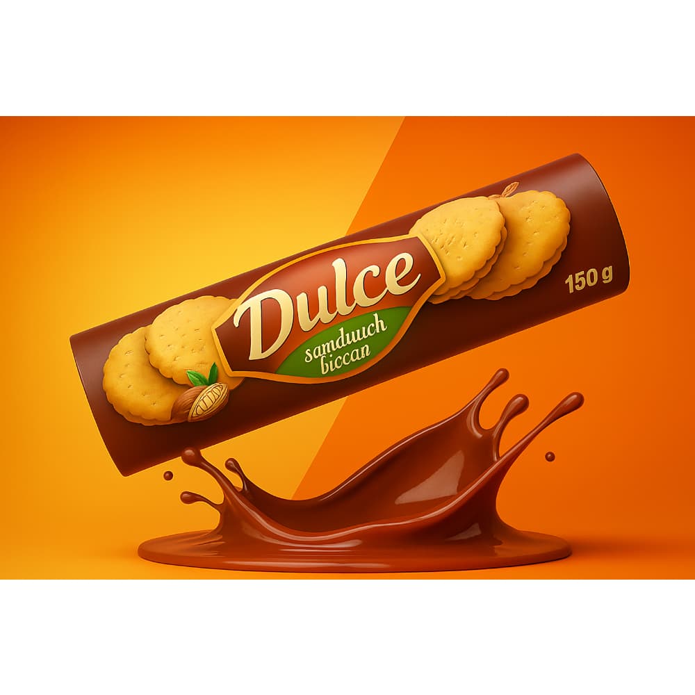 Galleta rellena sabor chocolate Dulce (150 g / 5.29 oz) - Miniatura 4