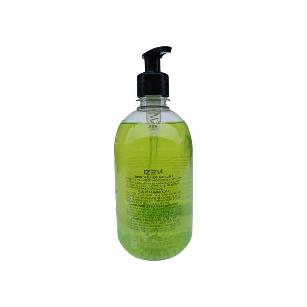 Jabón de manos aloe vera Izem (500 ml / 16.90 oz) - Miniatura 2