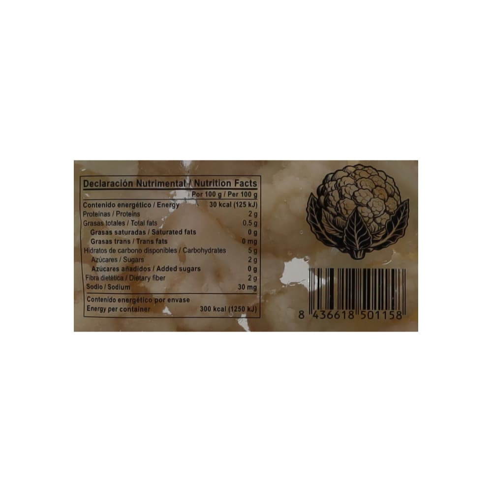 Coliflor Vima Foods (1 kg / 2.2 lb) - Miniatura 3