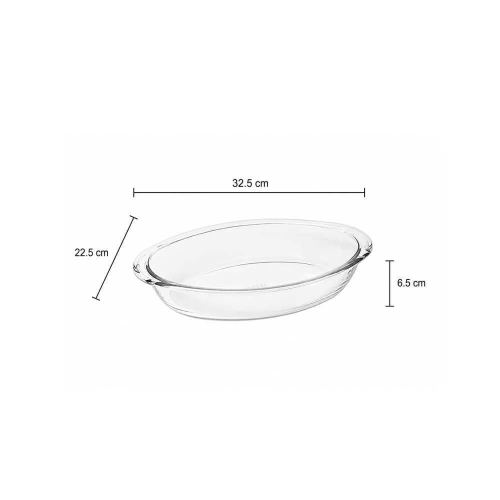 Fuente de cristal ovalada 2.5 L Nadir - Miniatura 2