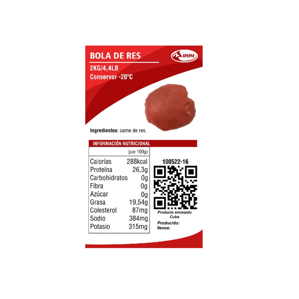 Bola de res Jimm (2.0 kg / 4.4 lb) - Miniatura 4
