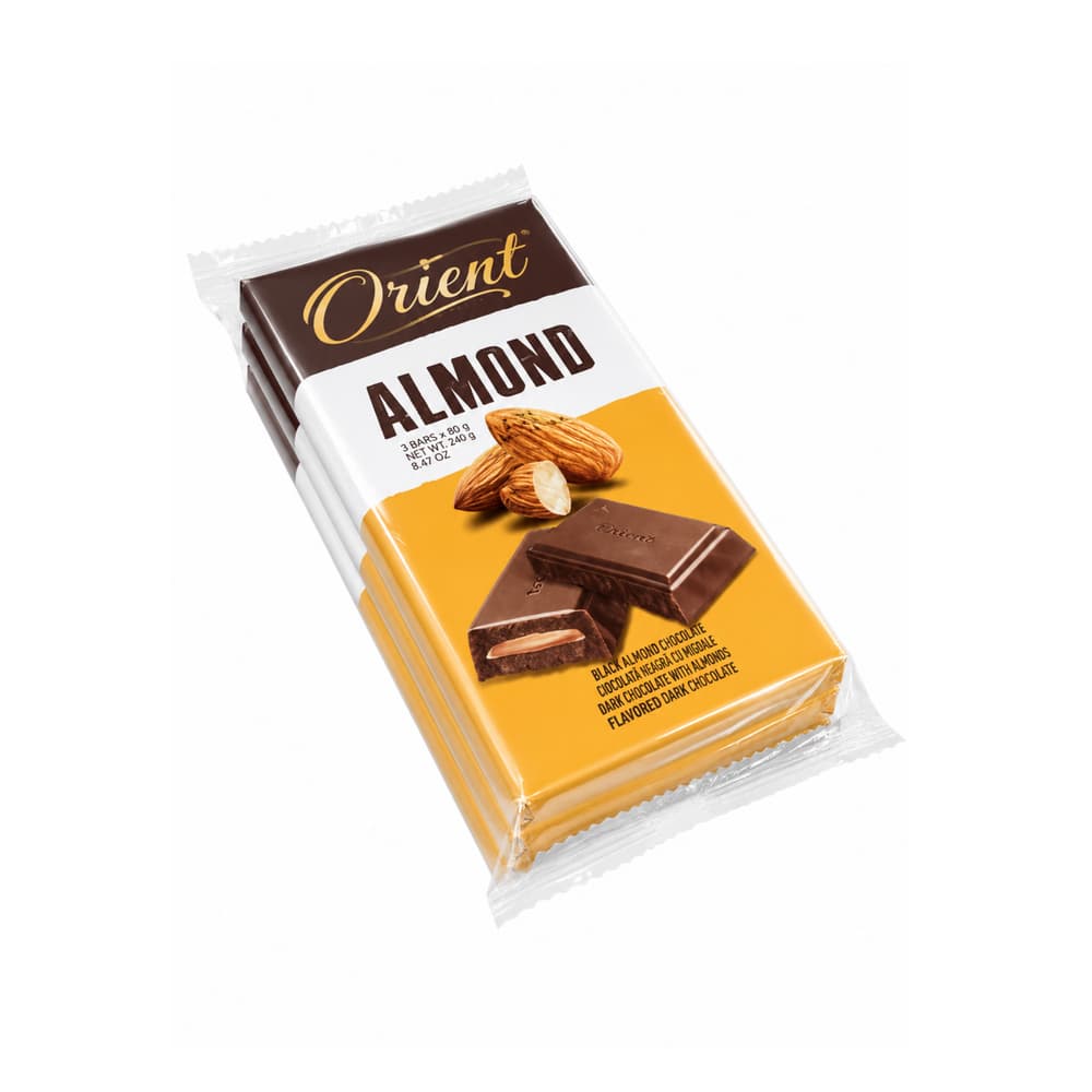 Tabletas de chocolate con leche con relleno sabor a almendras Tayas Orient (3 x 80 g / 2.82 oz) - Miniatura 1