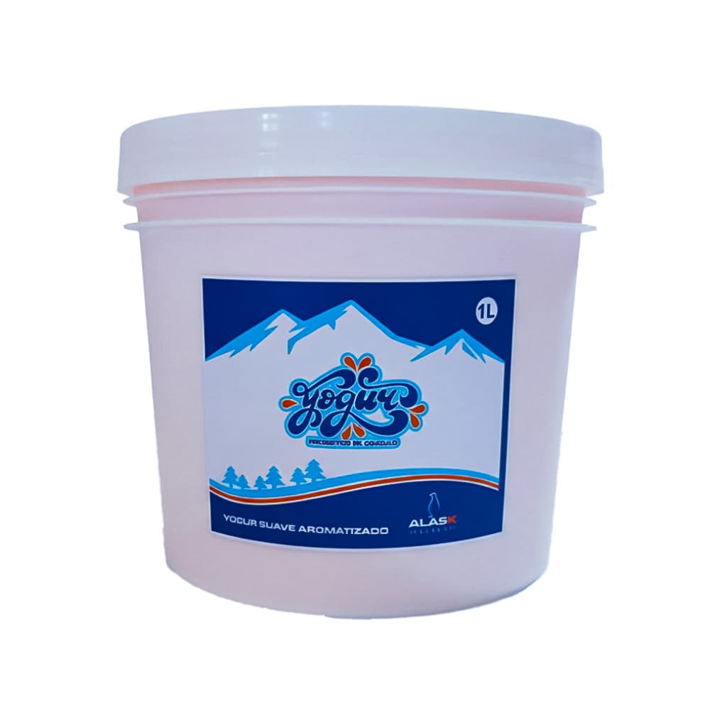 Yogurt probiótico de coágulo sabor naranja piña Alask (1 L) - Miniatura 3