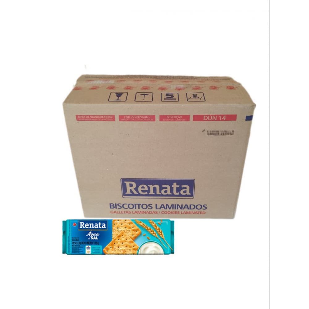 Galleta con agua y sal Renata (30 x 170 g ) - Imagen 1