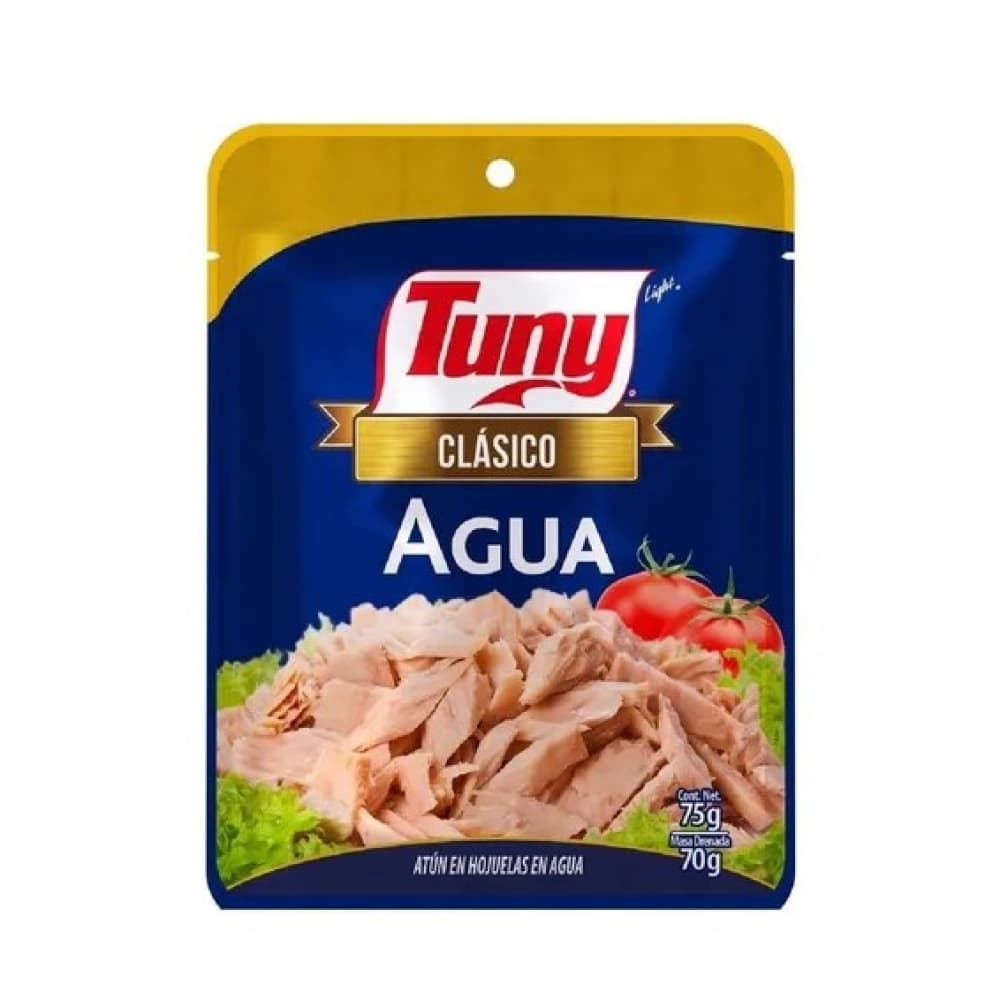Atún en hojuelas en agua clásico Tuny (75 g / 2.64) - Imagen 1