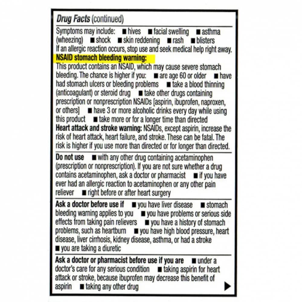 Acetaminofén 250 mg + Ibuprofeno 125 mg GoodSense (36 tabletas) - Miniatura 2