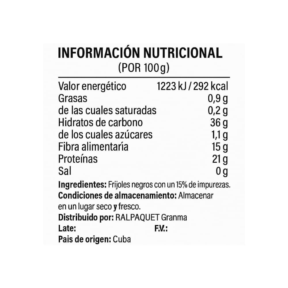 Frijoles negros Ralpaquet (2 kg / 4.4 lb) - Miniatura 3