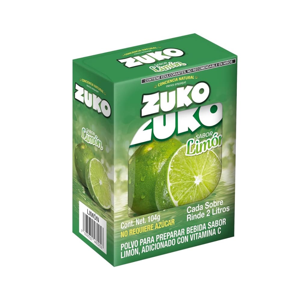 Refresco instantáneo sabor limón Zuko (104 g / 3.67 oz) - Imagen 1