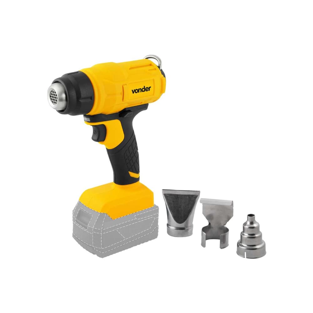 Soplador térmico ISTV1827 + Batería 18 V 4 Ah - iones de litio IBV 1804 + Cargador de batería rápido de 18 V ICBV1806 Vonder - Miniatura 2