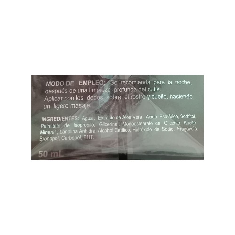 Crema de noche con extracto de placenta y sábila Suchel Camacho (50 ml) - Miniatura 4