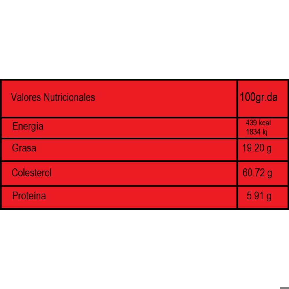 Pastel con salsa cubierto de cacao cremoso y gránulos Brawo (40 g / 1.41 oz) - Miniatura 3