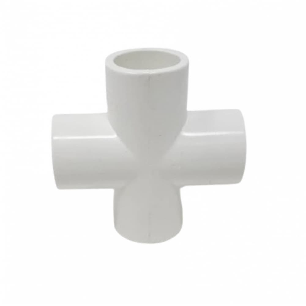 Conector cruzado PVC-U de 1-1/4” para tubería Malu - Imagen 1