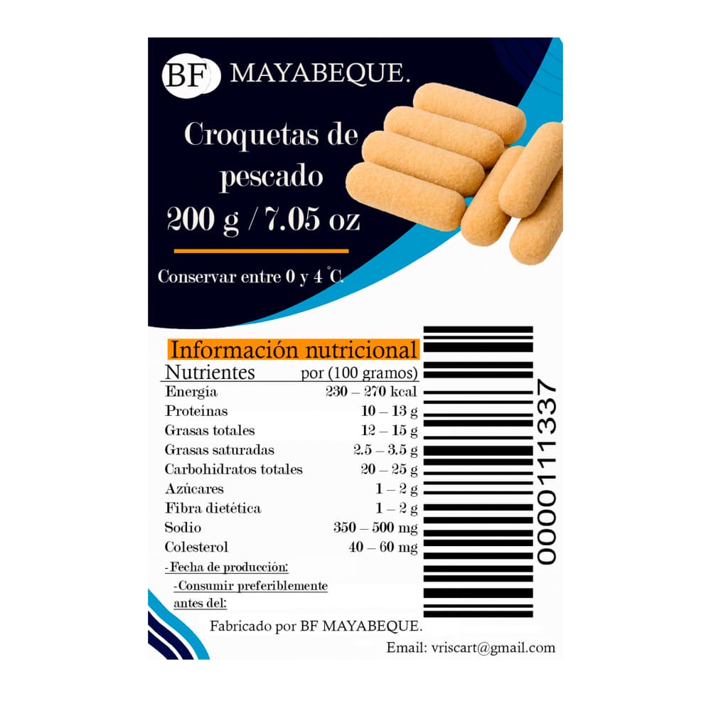 Croquetas de pescado BF Mayabeque (200 g / 7.05 oz) - Miniatura 2
