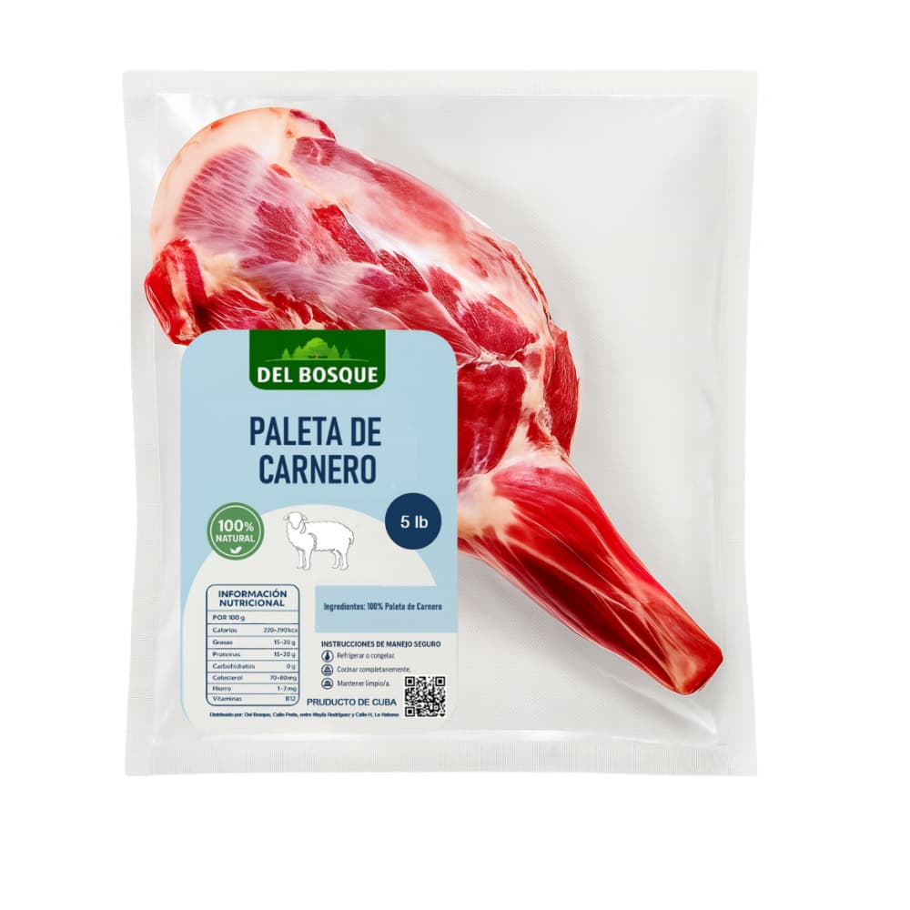 Paleta de carnero Del Bosque (2.26 kg / 5 lb) - Imagen 1