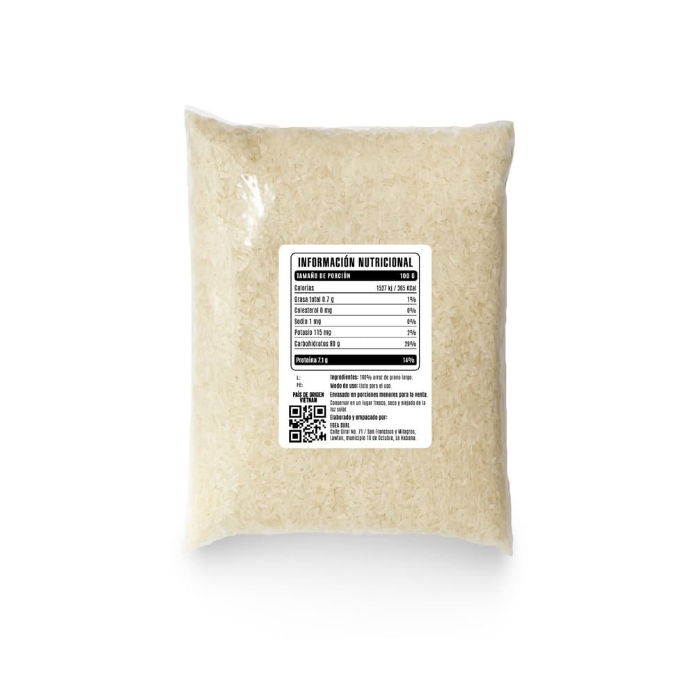 Arroz de grano largo Cosecha Real (10 x 454 g / 1 lb) - Miniatura 3