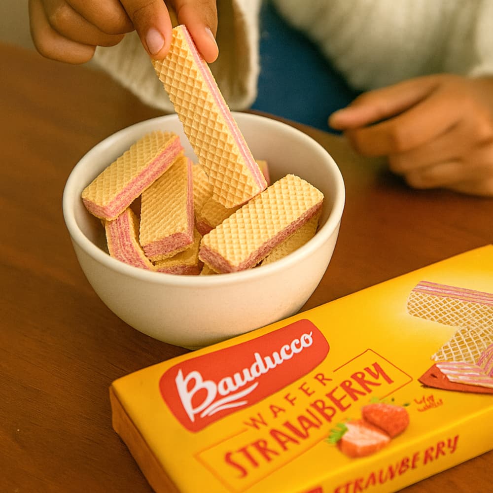 Sorbetos rellenos con crema sabor a fresa Bauducco (142 g / 5 oz) - Miniatura 4